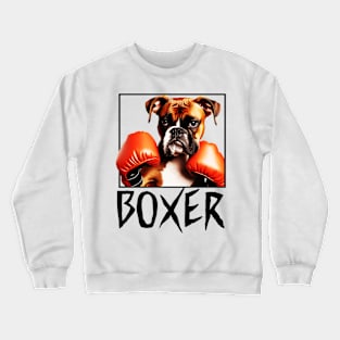 Boxer Dog - 3 Crewneck Sweatshirt